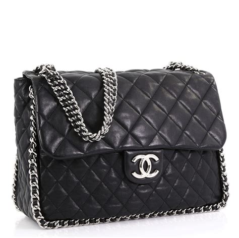 dupe women's leather quilted chain shoulder bag handbag|chanel quilted bag dupe.